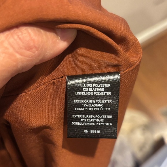 Tahari ASL Rust Dress size 14 - Picture 6 of 7